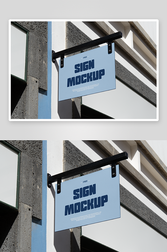 广告牌户外样机模板应用-众图网