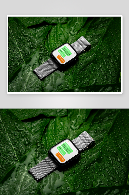 高端智能手表界面样机-众图网
