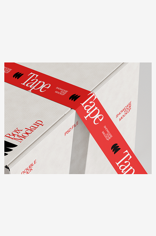 创意物流物料样机展示-众图网