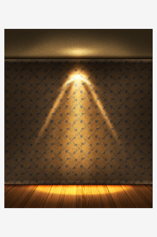 创意简约射灯光效元素-众图网