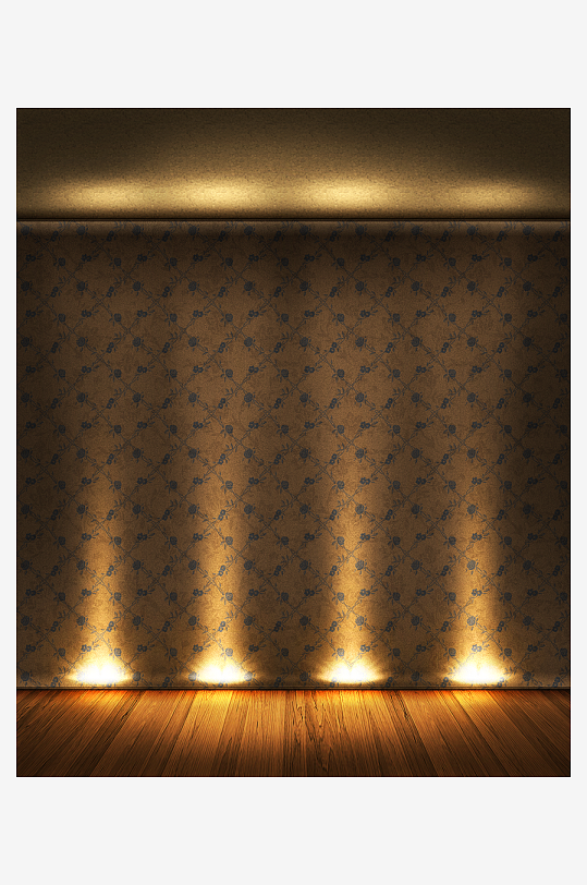 创意简约射灯光效元素-众图网