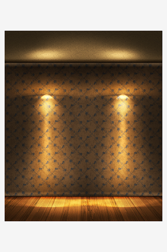 创意简约射灯光效元素-众图网