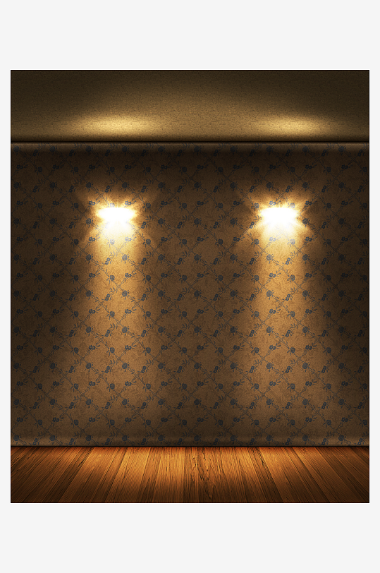 创意简约射灯光效元素-众图网