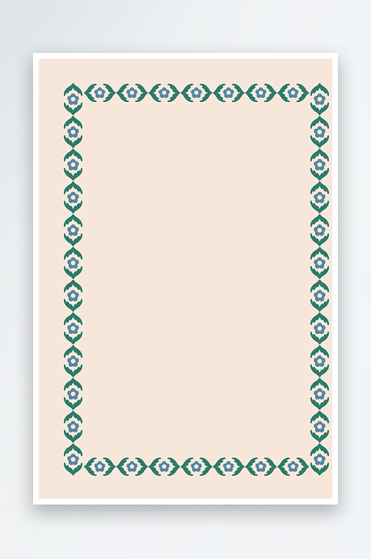 创意矢量花卉边框元素-众图网