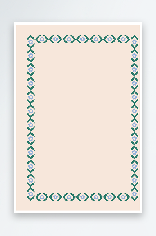 创意矢量花卉边框元素-众图网