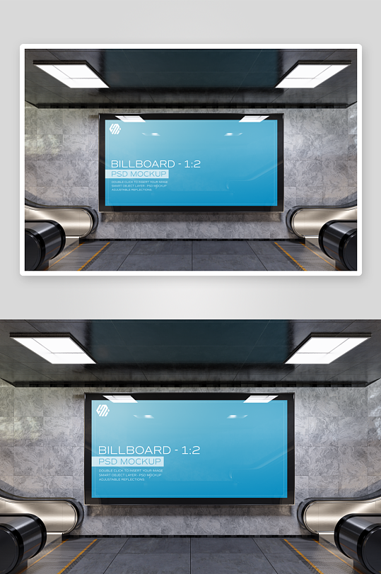 广告牌户外样机模板应用-众图网