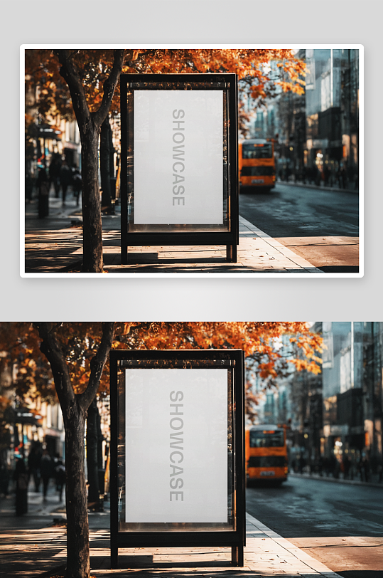 广告牌户外样机模板应用-众图网