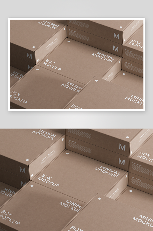 包装盒场景样机模板-众图网