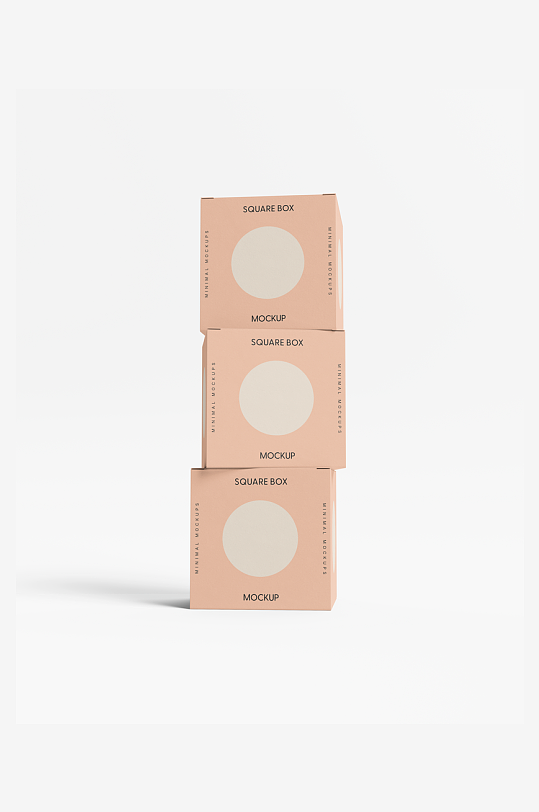 包装盒场景样机模板-众图网