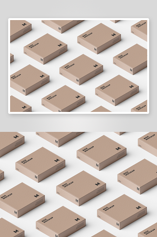 包装盒场景样机模板-众图网