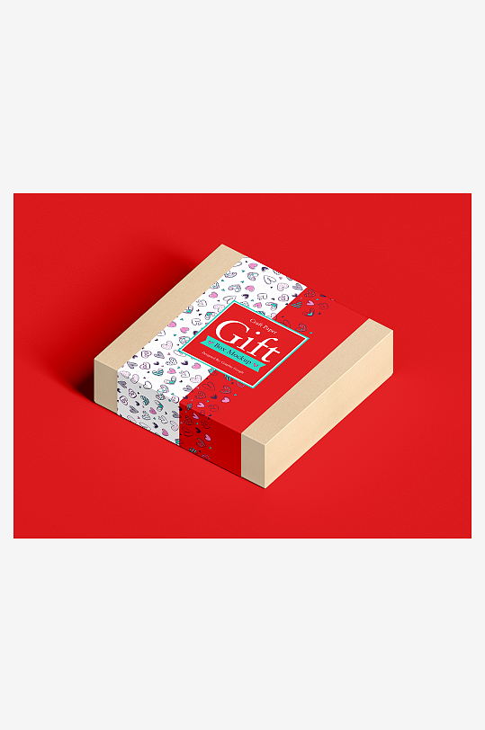 包装盒场景礼品样机模板-众图网