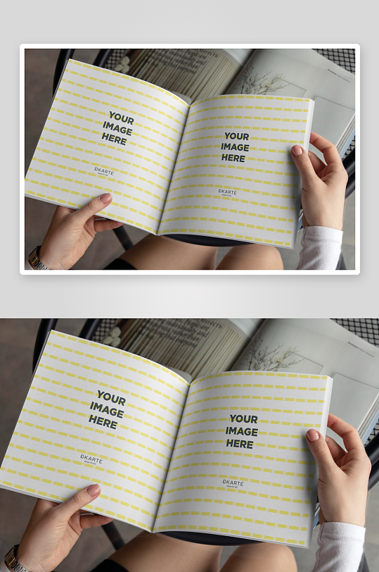 画册宣传册使用样机模板-众图网