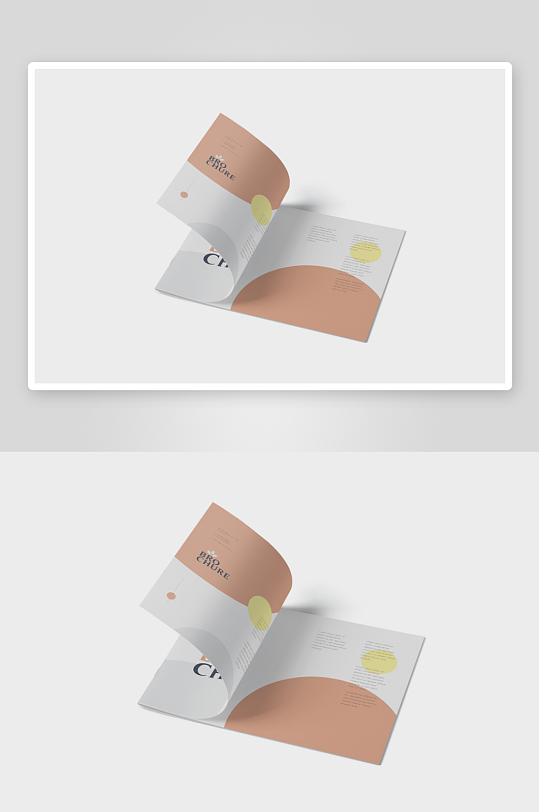 画册宣传册样机vi模板-众图网