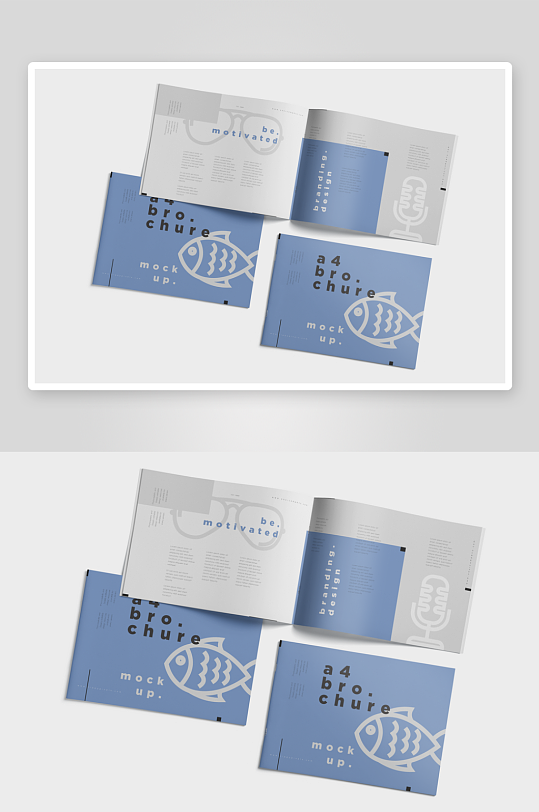 画册宣传册样机模板-众图网