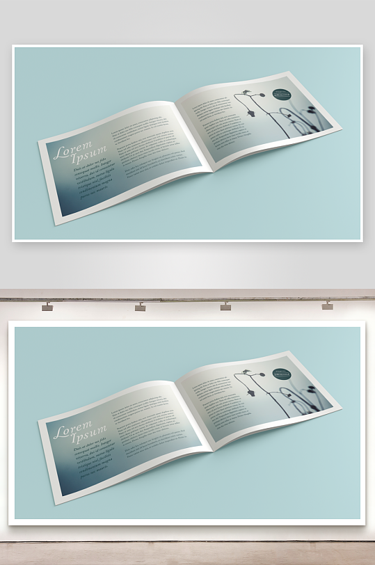 画册宣传册样机模板-众图网