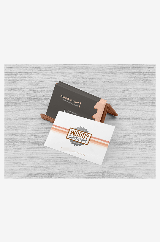 名片卡片场景展示vi样机模板-众图网