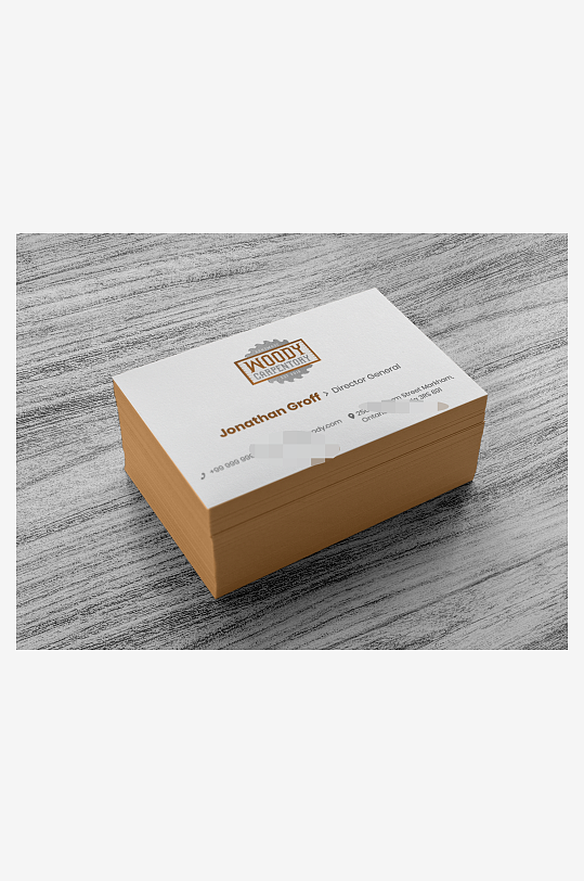 名片卡片场景展示vi样机模板-众图网