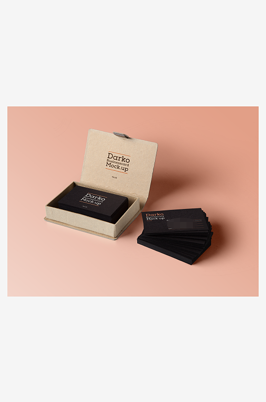 名片卡片场景展示vi样机模板-众图网