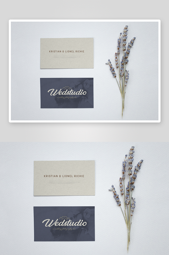 名片卡片场景展示vi样机模板-众图网