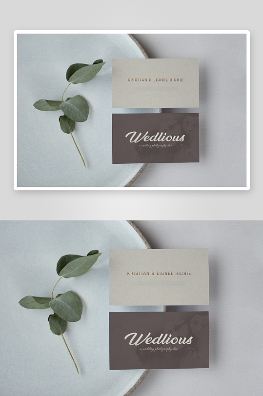 名片卡片场景展示vi样机模板-众图网