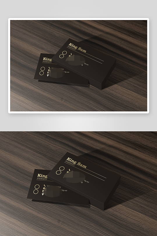 名片卡片场景展示vi样机模板-众图网