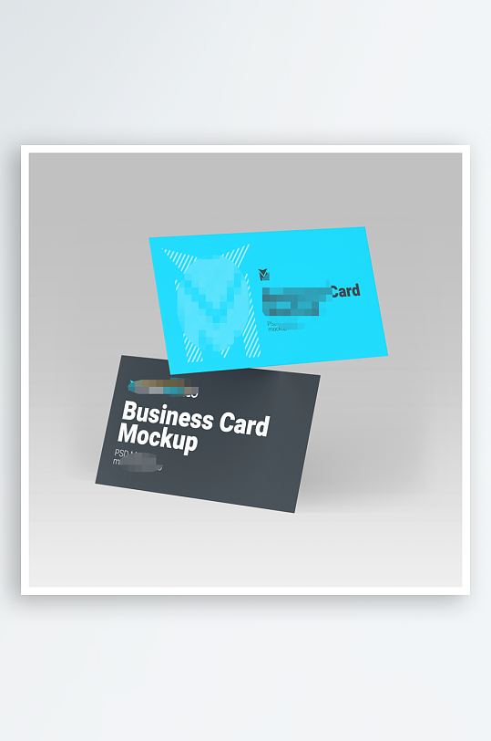 名片卡片场景展示vi样机模板素材-众图网