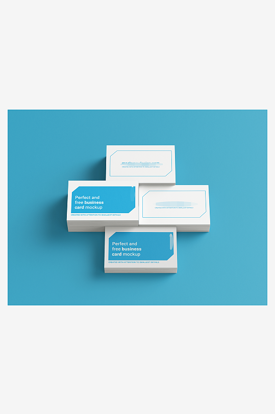 名片卡片场景展示vi样机模板-众图网