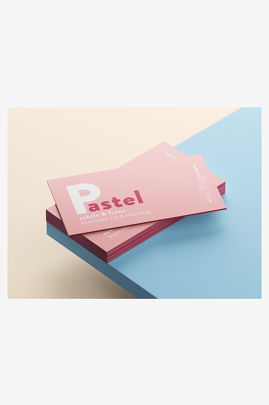 名片卡片场景展示vi样机模板-众图网