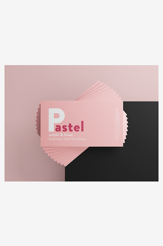 名片卡片场景展示vi样机模板-众图网