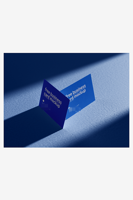 名片卡片场景展示vi样机模板-众图网