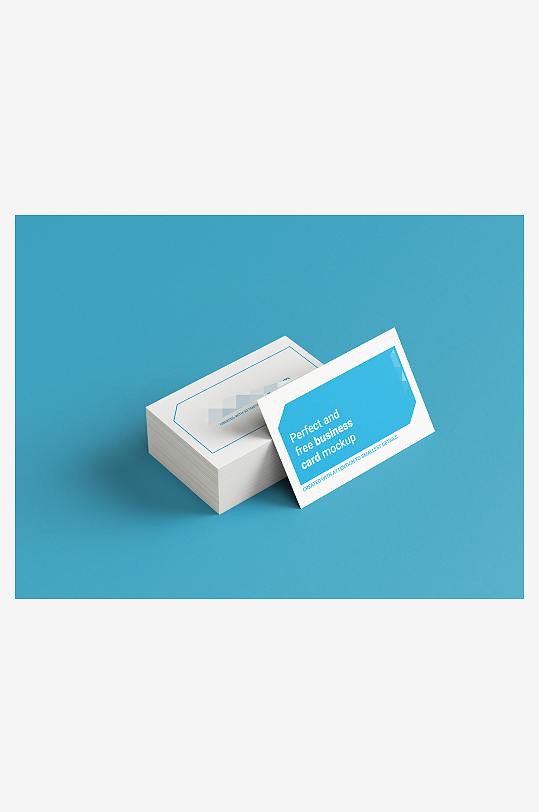 名片卡片场景展示vi样机模板-众图网