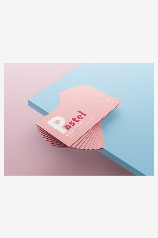 名片卡片场景展示vi样机模板-众图网