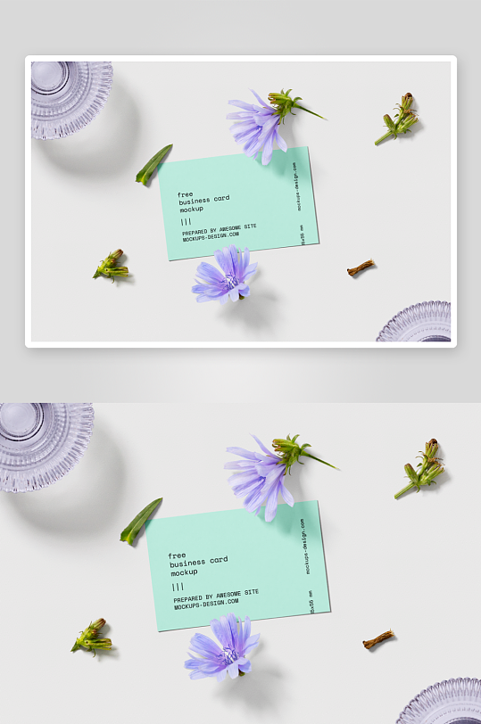 名片卡片场景展示vi样机模板-众图网