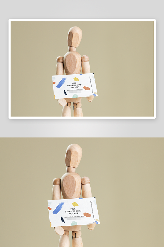 名片卡片场景展示vi样机模板-众图网