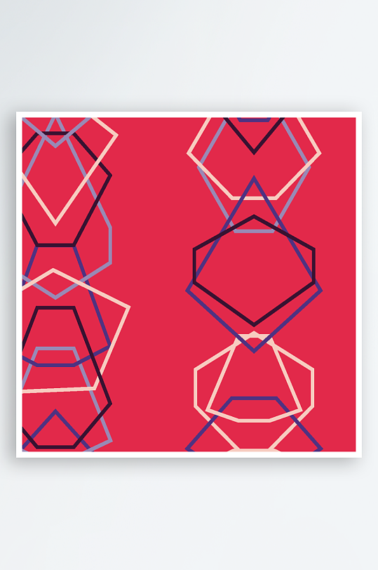 矢量简约几何纹理背景素材-众图网