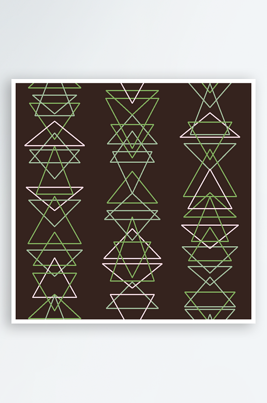 矢量简约几何图案背景-众图网