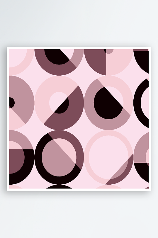 矢量简约几何图案背景模版素材-众图网