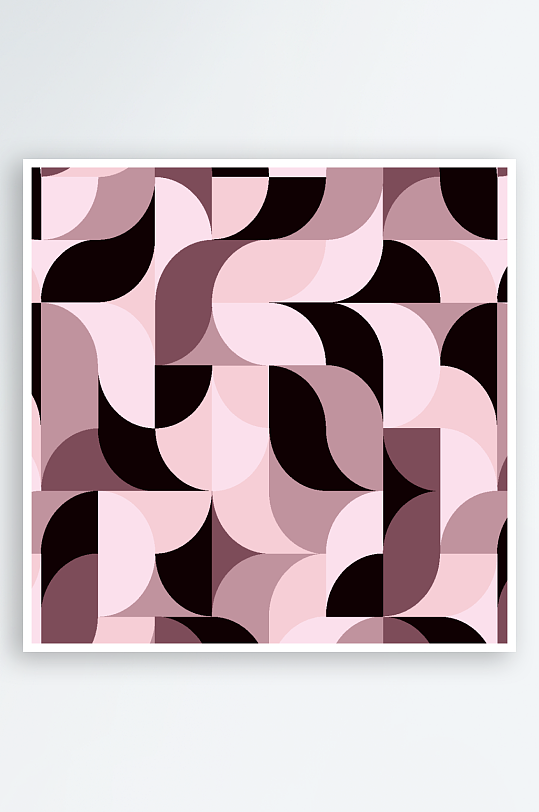 矢量简约几何图案背景模版素材-众图网