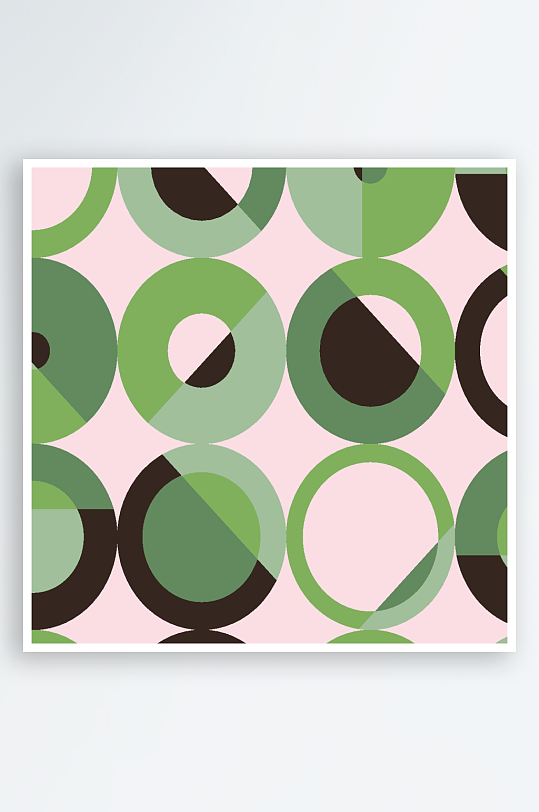 矢量简约几何图案背景素材-众图网