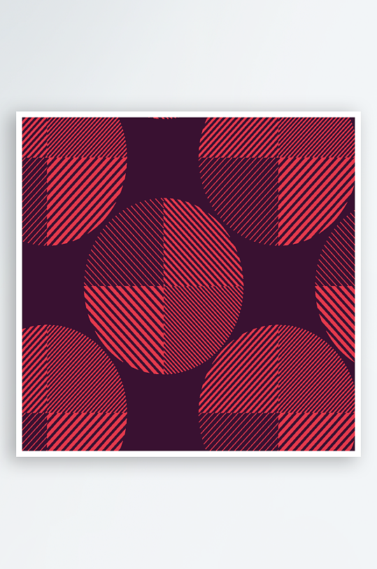 矢量简约几何图案背景素材-众图网