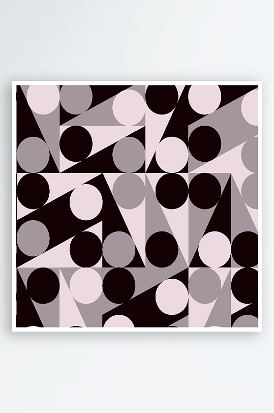 矢量几何纹理图案背景-众图网