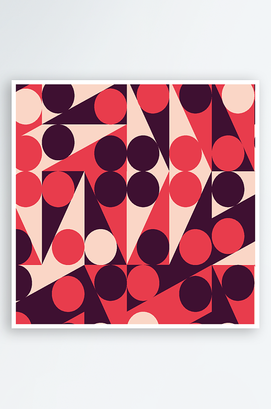 矢量几何纹理图案背景-众图网