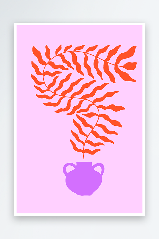 矢量复古潮流图案背景-众图网