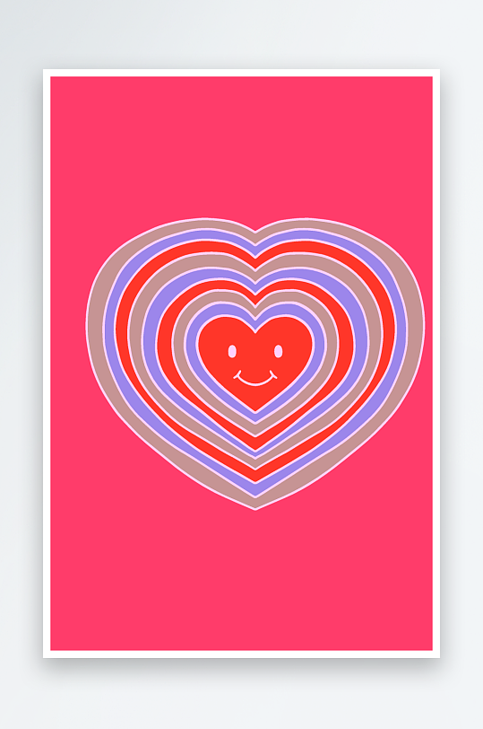 矢量复古潮流图案背景-众图网