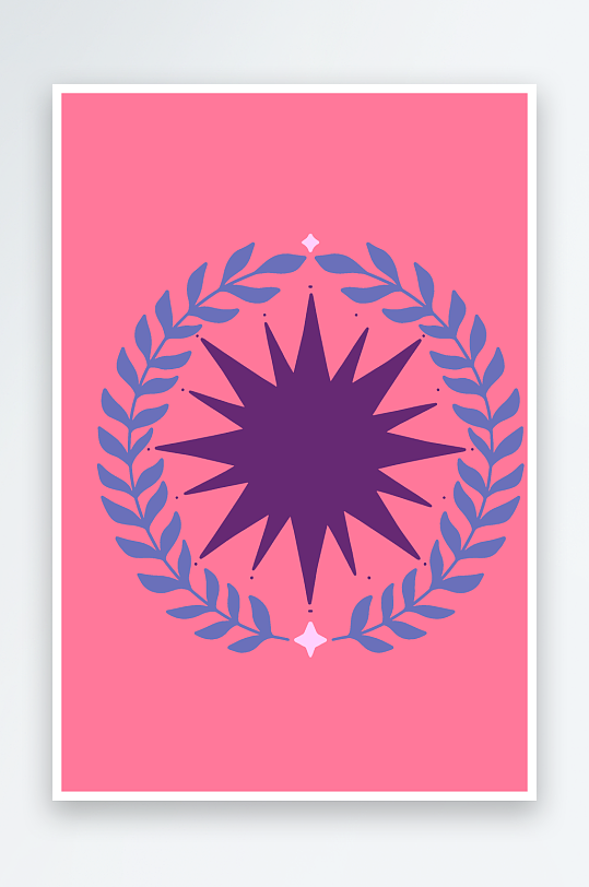 复古潮流图案背景素材-众图网