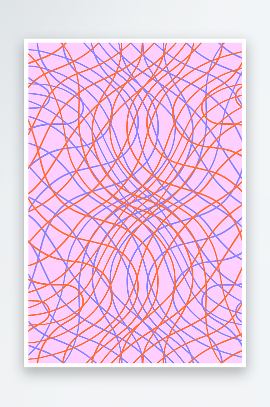 复古潮流图案矢量背景素材-众图网