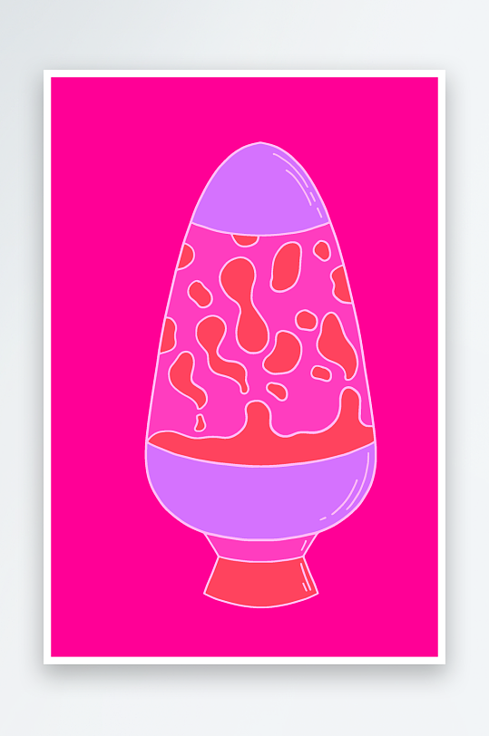 复古潮流图案矢量背景-众图网