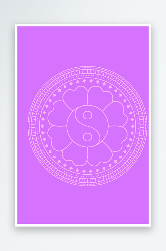 复古矢量潮流图案背景素材-众图网