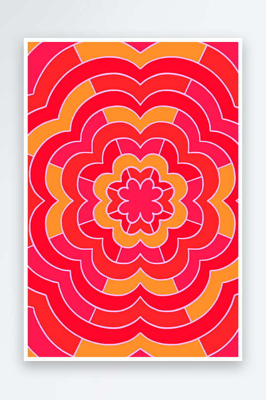 复古矢量潮流图案背景素材-众图网