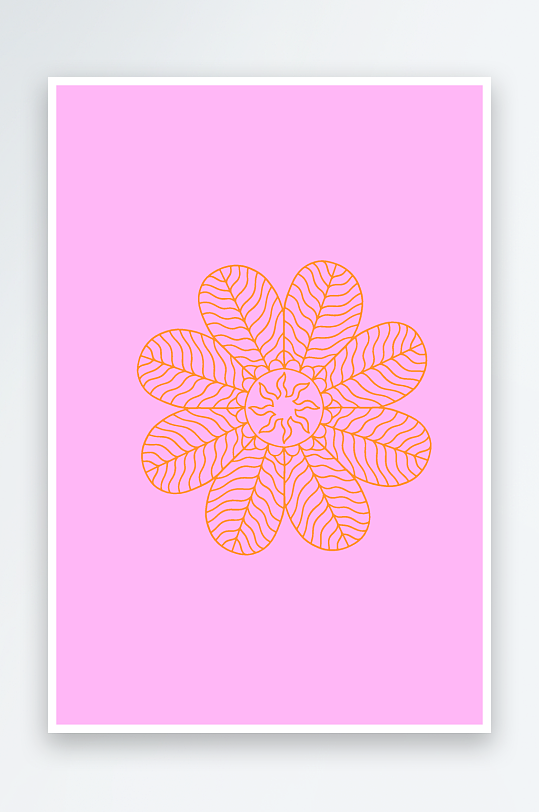 复古矢量潮流图案背景模版-众图网